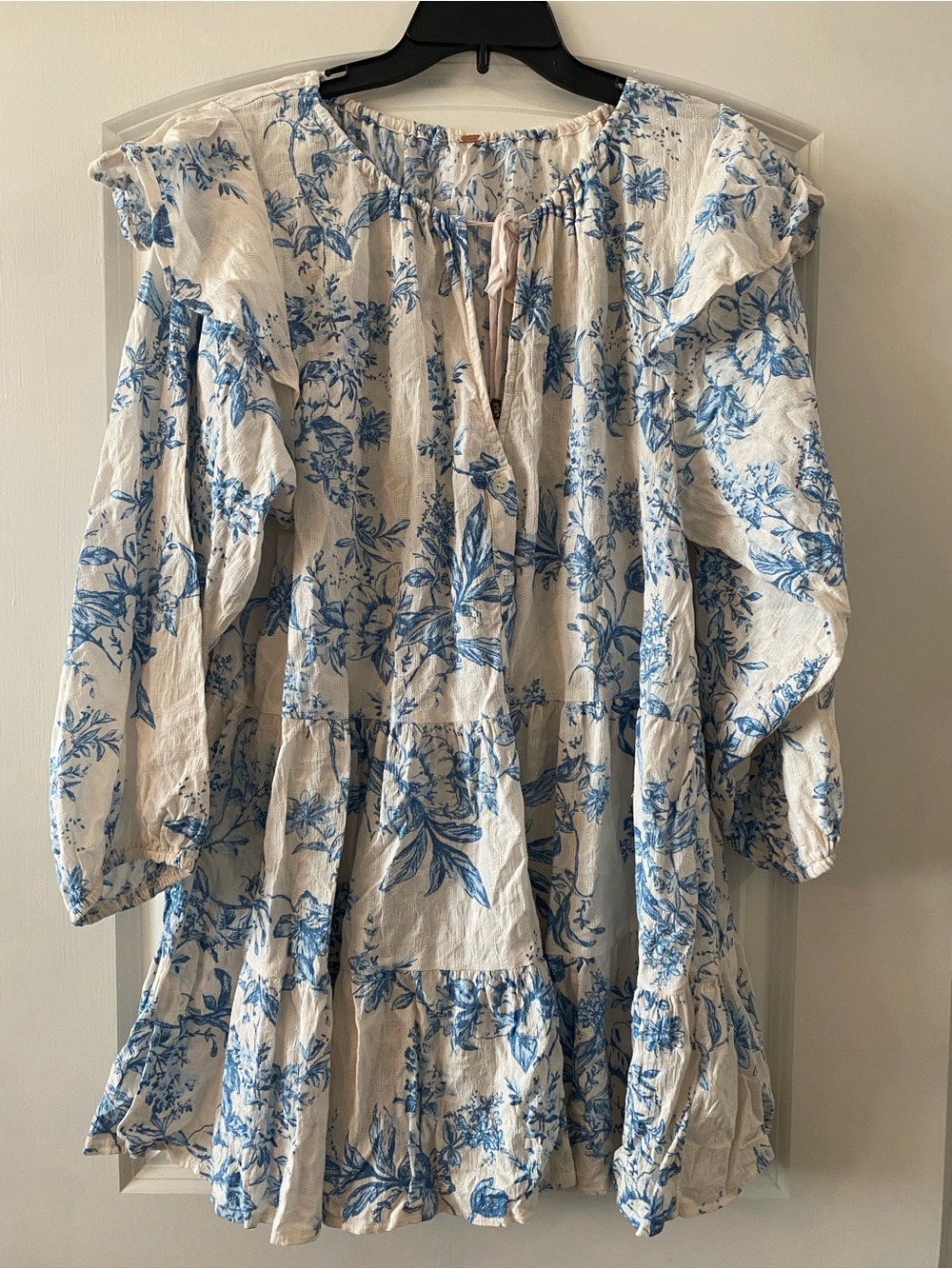 Free People Floral Sunbaked Swing Dress / Size L / VGUC